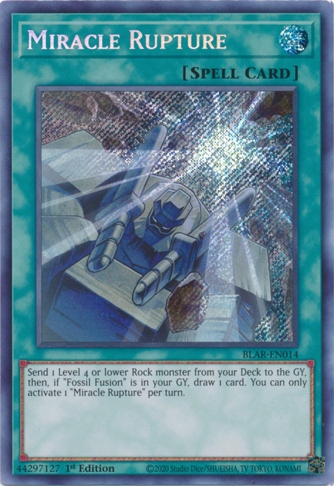 Miracle Rupture [BLAR-EN014] Secret Rare - Card Brawlers | Quebec | Canada | Yu-Gi-Oh!