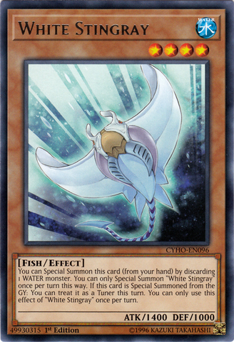 White Stingray [CYHO-EN096] Rare - Yu-Gi-Oh! - Card Brawlers | Quebec | Canada |