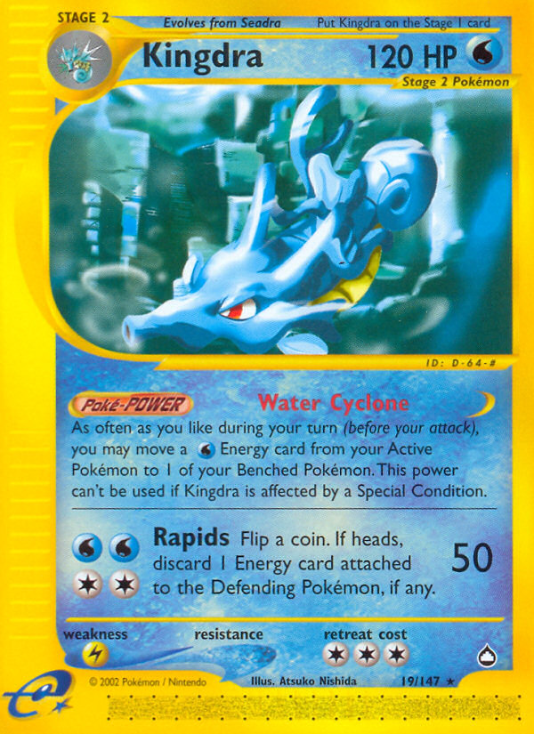 Kingdra (19/147) [Aquapolis] - Card Brawlers | Quebec | Canada | Yu-Gi-Oh!