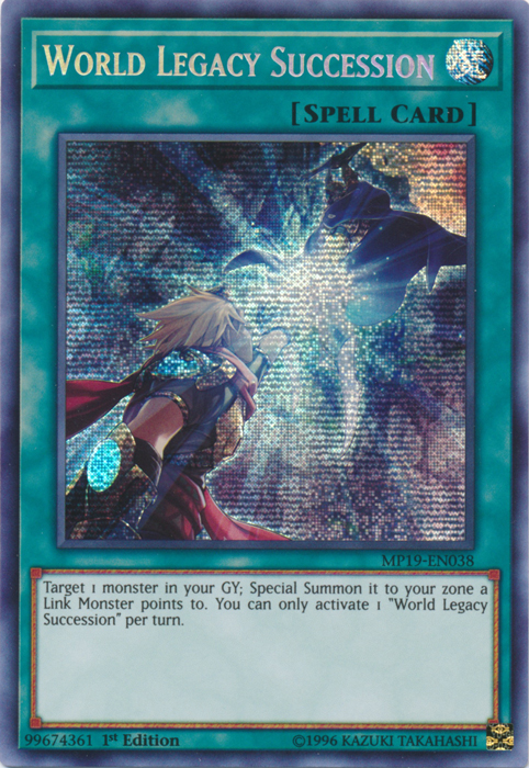 World Legacy Succession [MP19-EN038] Prismatic Secret Rare - Card Brawlers | Quebec | Canada | Yu-Gi-Oh!