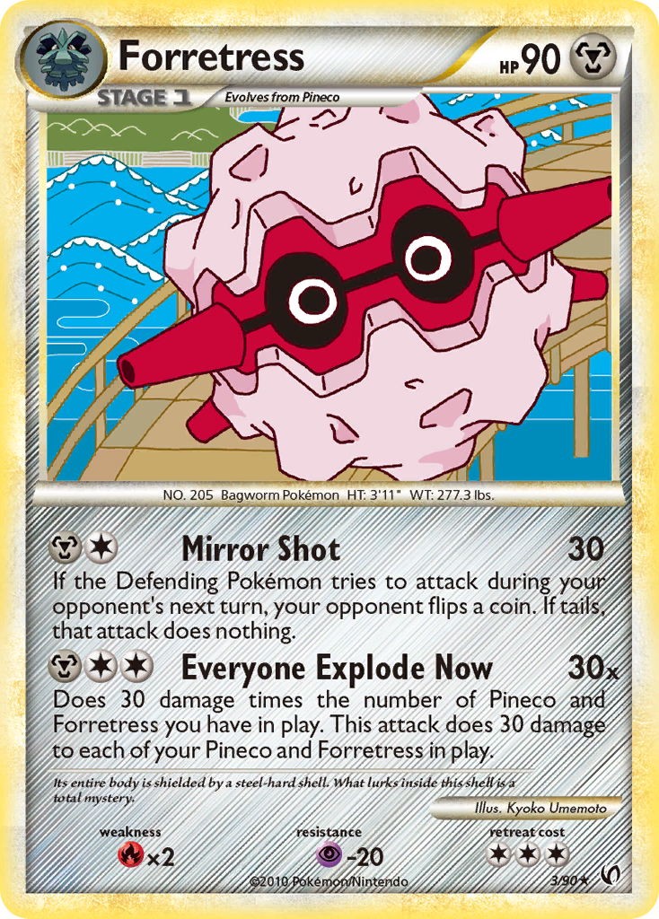 Forretress (3/90) [HeartGold & SoulSilver: Undaunted] - Card Brawlers | Quebec | Canada | Yu-Gi-Oh!