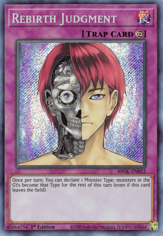 Rebirth Judgment [BROL-EN012] Secret Rare - Card Brawlers | Quebec | Canada | Yu-Gi-Oh!