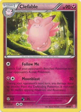 Clefable (28/30) [XY: Trainer Kit 1 - Wigglytuff] - Card Brawlers | Quebec | Canada | Yu-Gi-Oh!