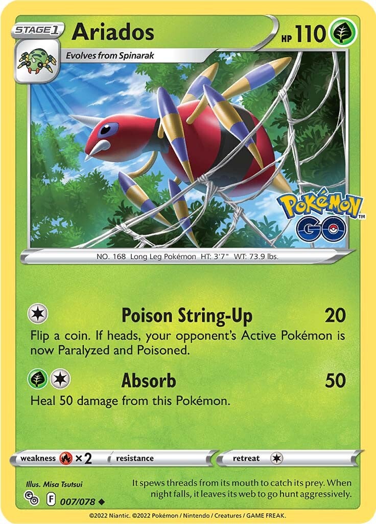 Ariados (007/078) [Pokémon GO] - Card Brawlers | Quebec | Canada | Yu-Gi-Oh!