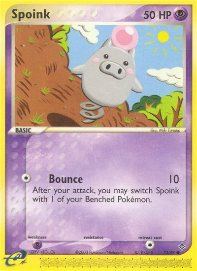 Spoink (73/97) [EX: Dragon] - Card Brawlers | Quebec | Canada | Yu-Gi-Oh!