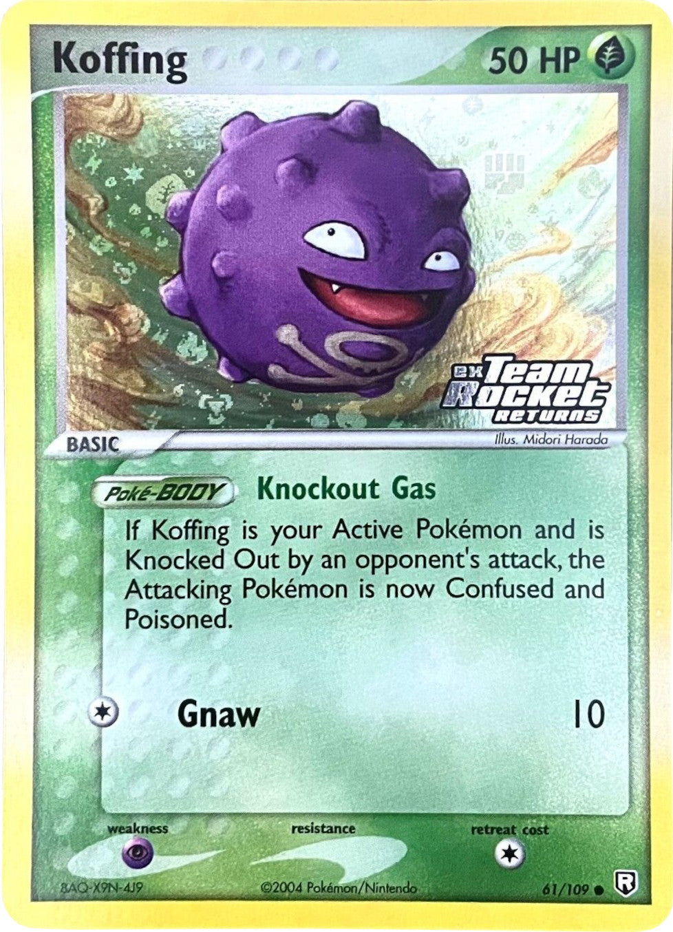 Koffing (61/109) (Stamped) [EX: Team Rocket Returns] - Card Brawlers | Quebec | Canada | Yu-Gi-Oh!