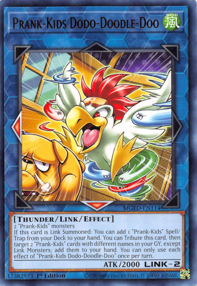 Prank-Kids Dodo-Doodle-Doo [MGED-EN114] Rare - Card Brawlers | Quebec | Canada | Yu-Gi-Oh!