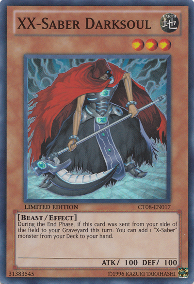 XX-Saber Darksoul [CT08-EN017] Super Rare - Yu-Gi-Oh! - Card Brawlers | Quebec | Canada |