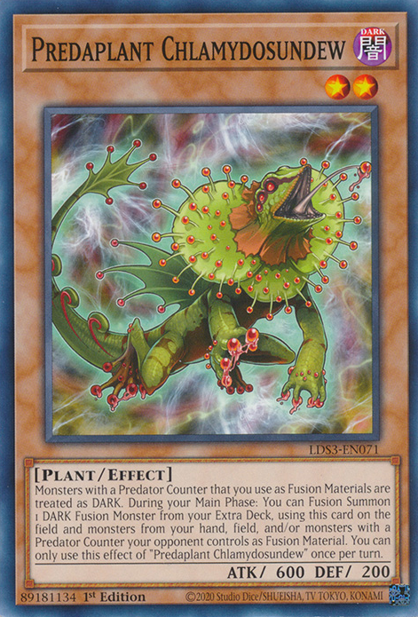 Predaplant Chlamydosundew [LDS3-EN071] Common - Card Brawlers | Quebec | Canada | Yu-Gi-Oh!