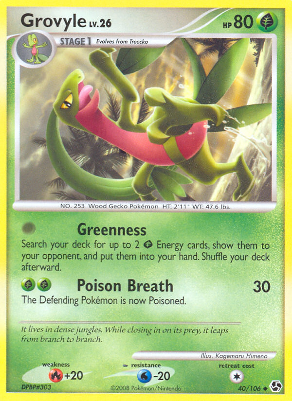 Grovyle (40/106) [Diamond & Pearl: Great Encounters] - Card Brawlers | Quebec | Canada | Yu-Gi-Oh!