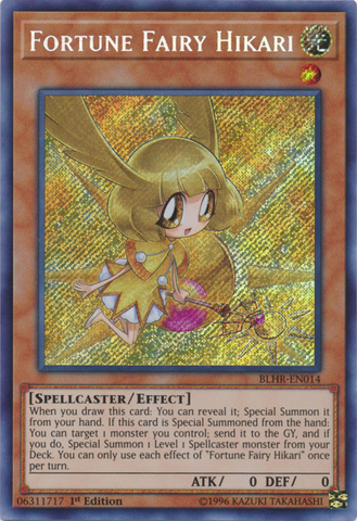 Fortune Fairy Hikari [BLHR-EN014] Secret Rare - Card Brawlers | Quebec | Canada | Yu-Gi-Oh!