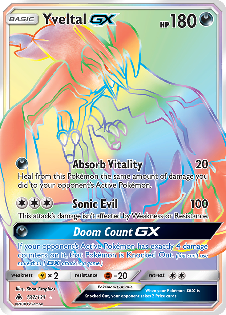 Yveltal GX (137/131) [Sun & Moon: Forbidden Light] - Card Brawlers | Quebec | Canada | Yu-Gi-Oh!