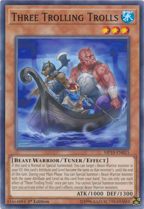 Three Trolling Trolls [MP19-EN015] Common - Card Brawlers | Quebec | Canada | Yu-Gi-Oh!