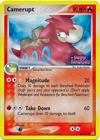 Camerupt (36/110) (Stamped) [EX: Holon Phantoms] - Card Brawlers | Quebec | Canada | Yu-Gi-Oh!
