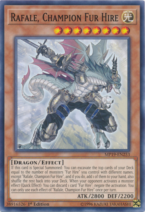 Rafale, Champion Fur Hire [MP19-EN253] Common - Card Brawlers | Quebec | Canada | Yu-Gi-Oh!