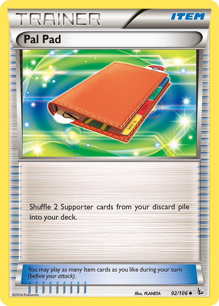 Pal Pad (92/106) [XY: Flashfire] - Card Brawlers | Quebec | Canada | Yu-Gi-Oh!