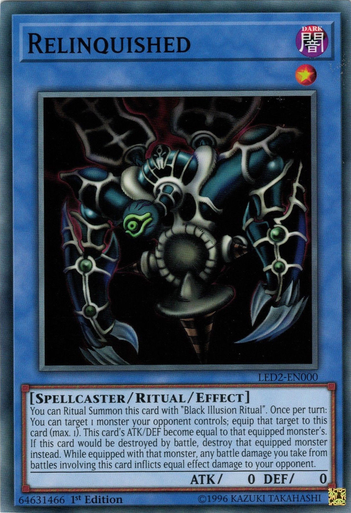 Relinquished [LED2-EN000] Common - Card Brawlers | Quebec | Canada | Yu-Gi-Oh!