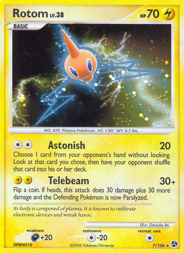 Rotom (7/106) [Diamond & Pearl: Great Encounters] - Card Brawlers | Quebec | Canada | Yu-Gi-Oh!