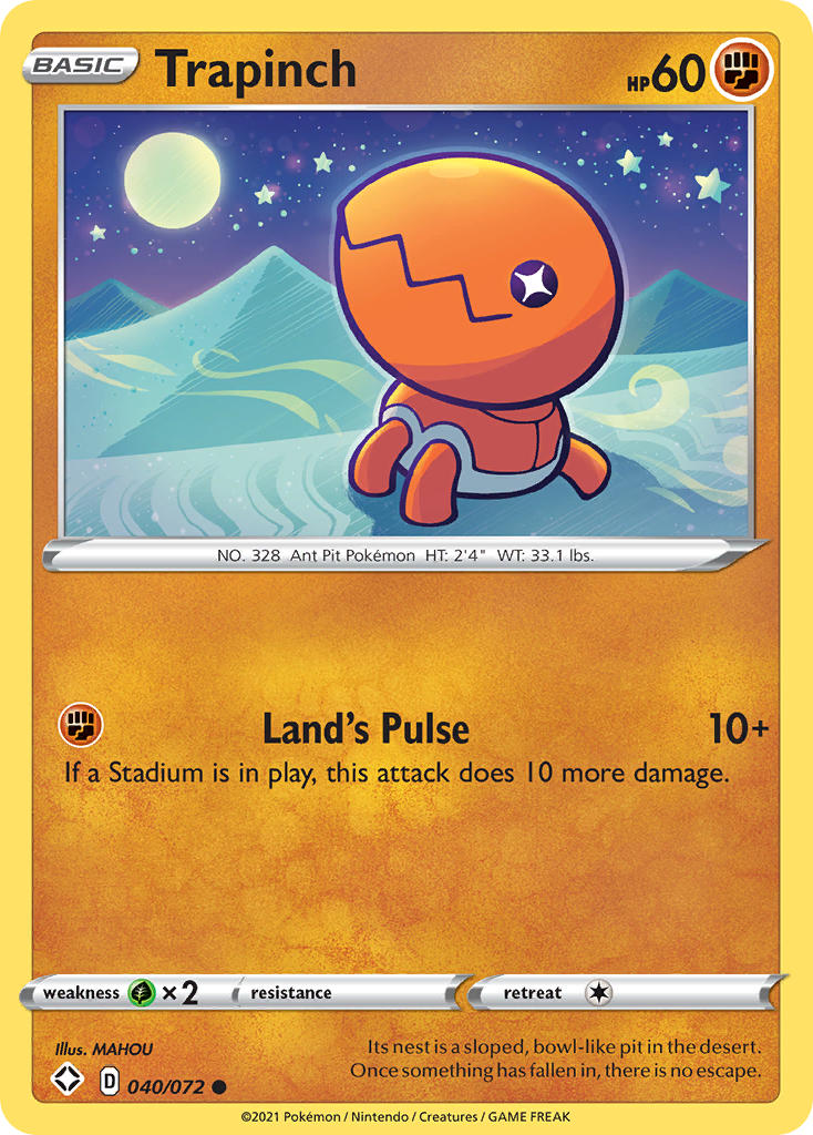 Trapinch (040/072) [Sword & Shield: Shining Fates] - Card Brawlers | Quebec | Canada | Yu-Gi-Oh!