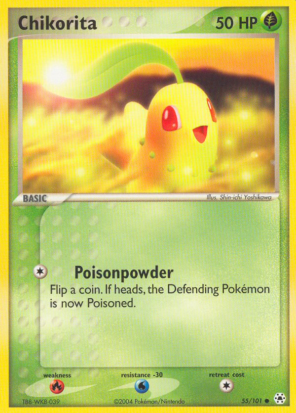 Chikorita (55/101) [EX: Hidden Legends] - Card Brawlers | Quebec | Canada | Yu-Gi-Oh!