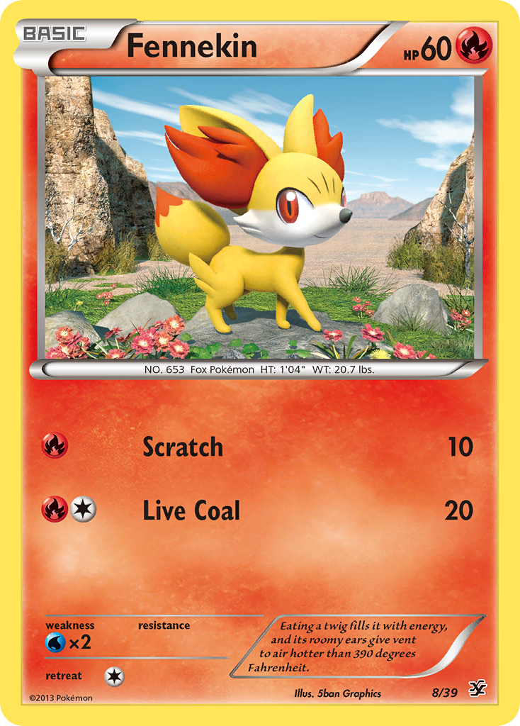 Fennekin (8/39) [XY: Kalos Starter Set] - Card Brawlers | Quebec | Canada | Yu-Gi-Oh!
