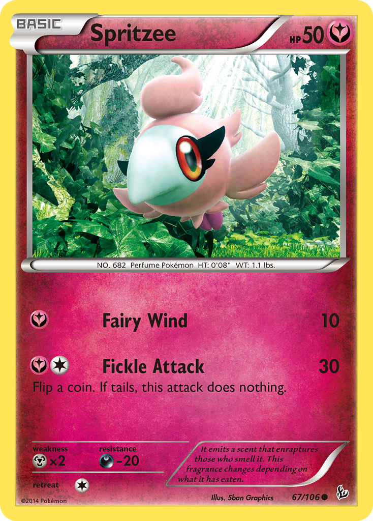 Spritzee (67/106) [XY: Flashfire] - Card Brawlers | Quebec | Canada | Yu-Gi-Oh!