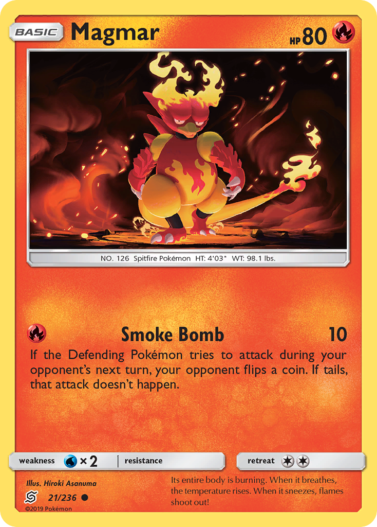 Magmar (21/236) [Sun & Moon: Unified Minds] - Card Brawlers | Quebec | Canada | Yu-Gi-Oh!