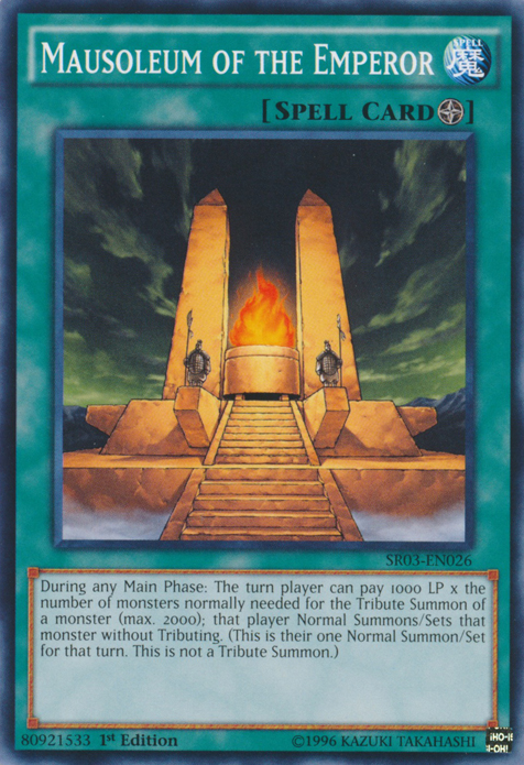 Mausoleum of the Emperor [SR03-EN026] Common - Yu-Gi-Oh! - Card Brawlers | Quebec | Canada |