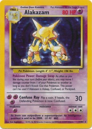 Alakazam (1/102) [Base Set Unlimited] - Card Brawlers | Quebec | Canada | Yu-Gi-Oh!