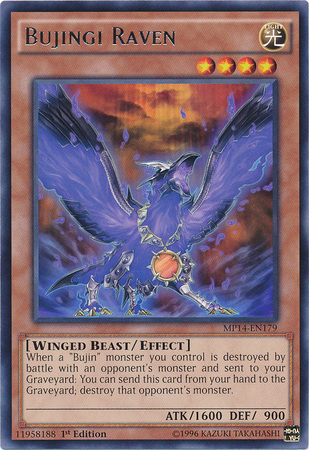 Bujingi Raven [MP14-EN179] Rare - Card Brawlers | Quebec | Canada | Yu-Gi-Oh!