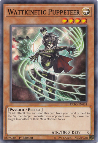 Wattkinetic Puppeteer [EXFO-EN034] Common - Card Brawlers | Quebec | Canada | Yu-Gi-Oh!