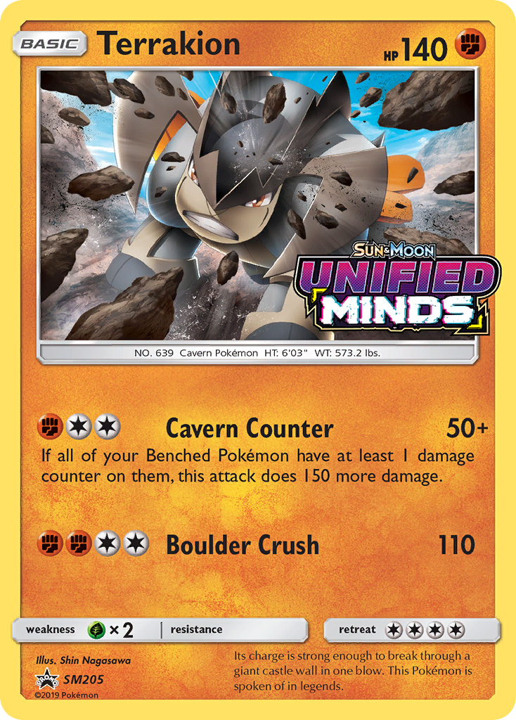 Terrakion (SM205) [Sun & Moon: Black Star Promos] - Card Brawlers | Quebec | Canada | Yu-Gi-Oh!