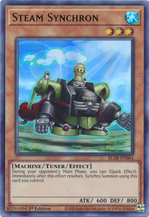 Steam Synchron [BLAR-EN064] Ultra Rare - Card Brawlers | Quebec | Canada | Yu-Gi-Oh!