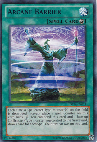 Arcane Barrier (Blue) [DL14-EN014] Rare - Card Brawlers | Quebec | Canada | Yu-Gi-Oh!