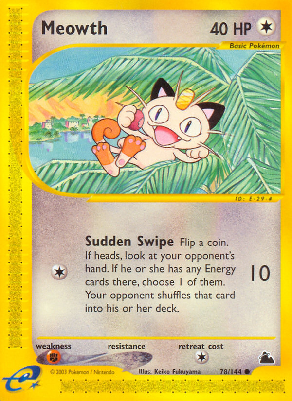 Meowth (78/144) [Skyridge] - Card Brawlers | Quebec | Canada | Yu-Gi-Oh!