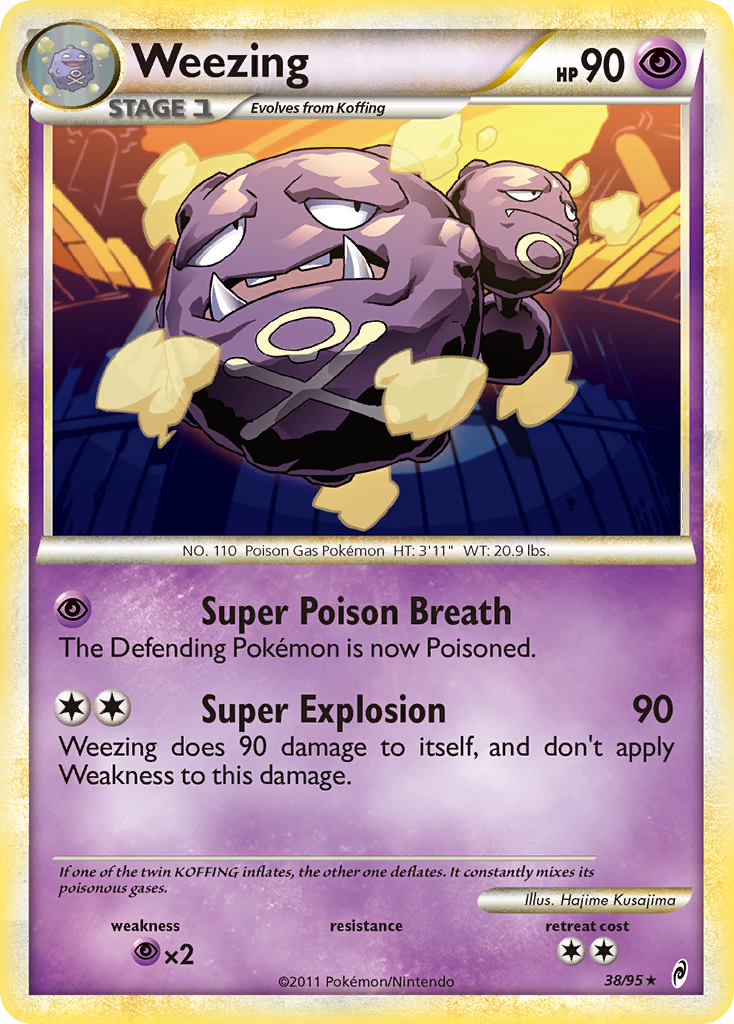 Weezing (38/95) [HeartGold & SoulSilver: Call of Legends] - Card Brawlers | Quebec | Canada | Yu-Gi-Oh!