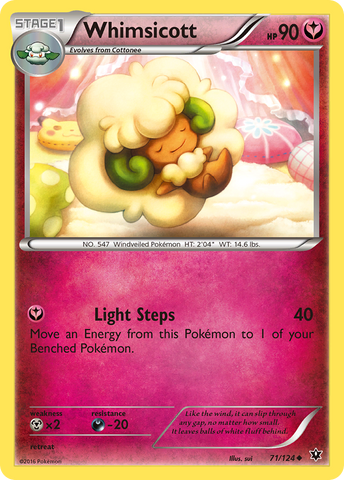 Whimsicott (71/124) [XY: Fates Collide] - Card Brawlers | Quebec | Canada | Yu-Gi-Oh!