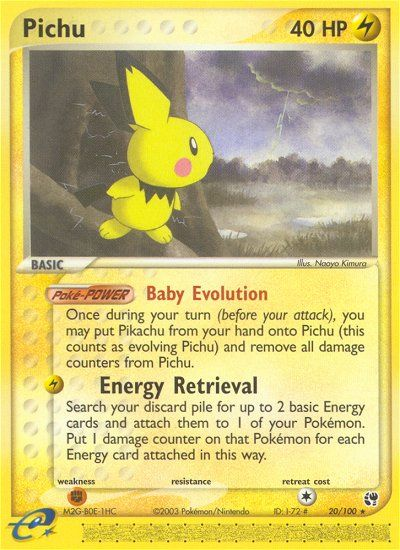 Pichu (20/100) [EX: Sandstorm] - Card Brawlers | Quebec | Canada | Yu-Gi-Oh!