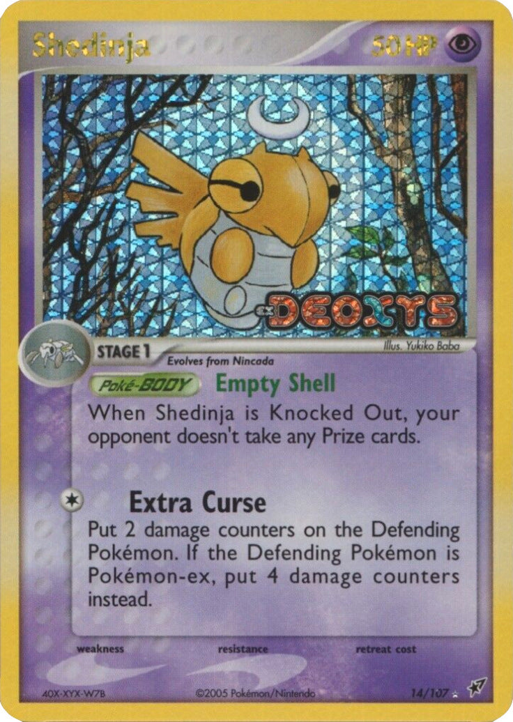 Shedinja (14/107) (Stamped) [EX: Deoxys] - Card Brawlers | Quebec | Canada | Yu-Gi-Oh!