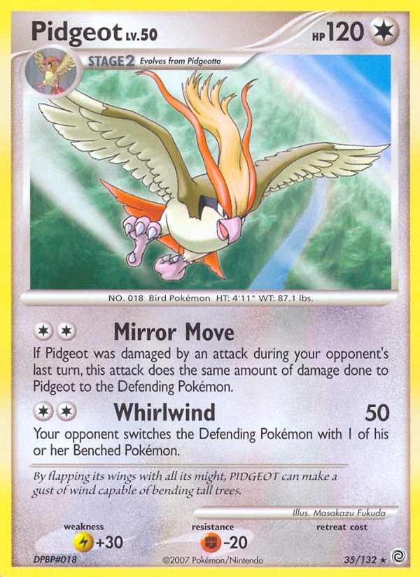 Pidgeot (35/132) [Diamond & Pearl: Secret Wonders] - Card Brawlers | Quebec | Canada | Yu-Gi-Oh!