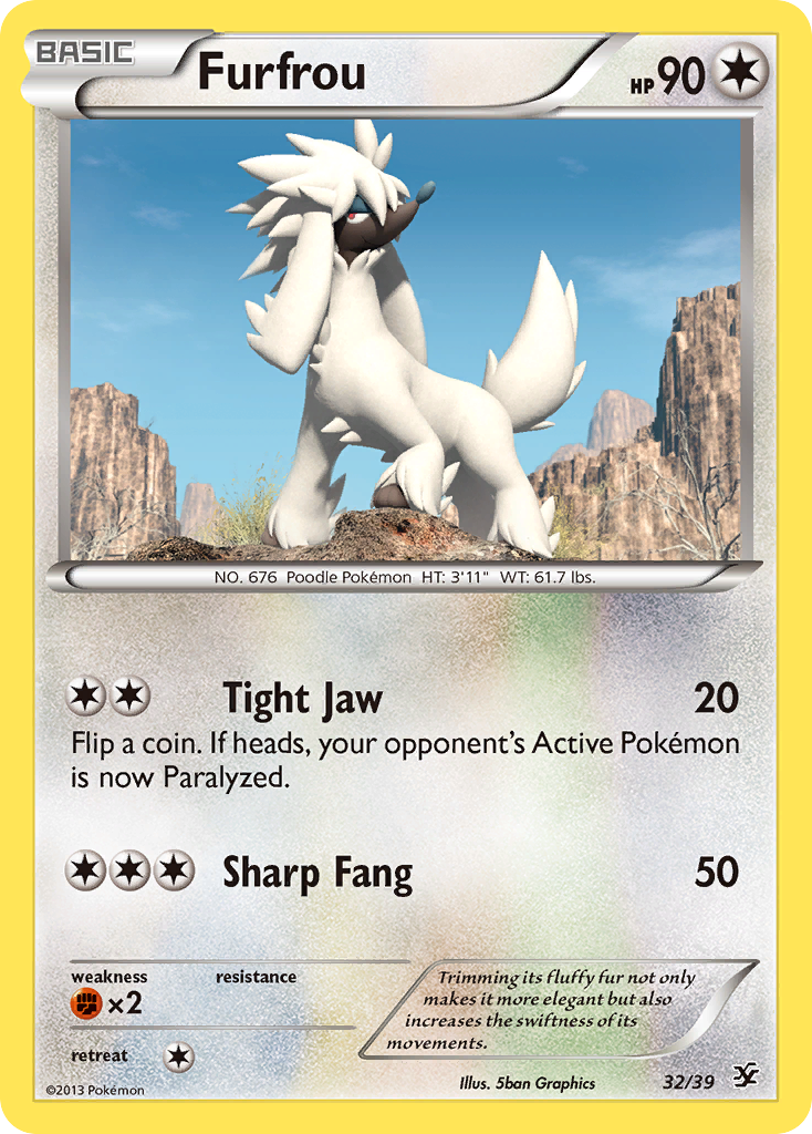 Furfrou (32/39) [XY: Kalos Starter Set] - Card Brawlers | Quebec | Canada | Yu-Gi-Oh!