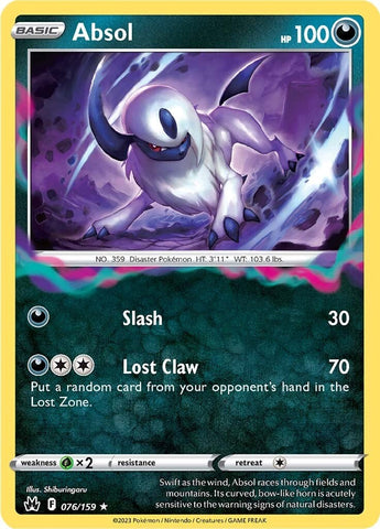 Absol (076/159) [Sword & Shield: Crown Zenith] - Card Brawlers | Quebec | Canada | Yu-Gi-Oh!