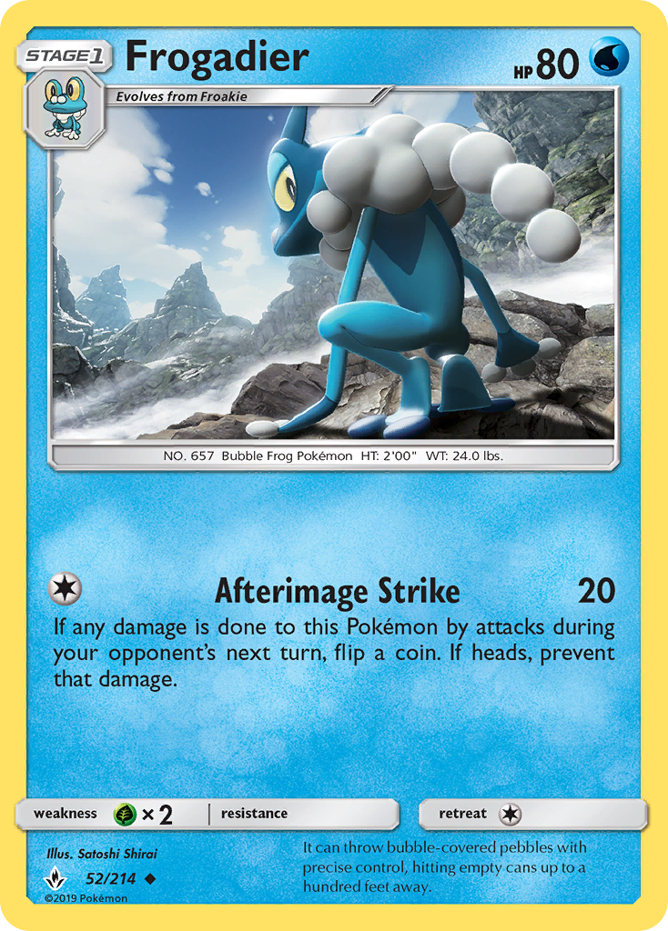 Frogadier (52/214) [Sun & Moon: Unbroken Bonds] - Card Brawlers | Quebec | Canada | Yu-Gi-Oh!