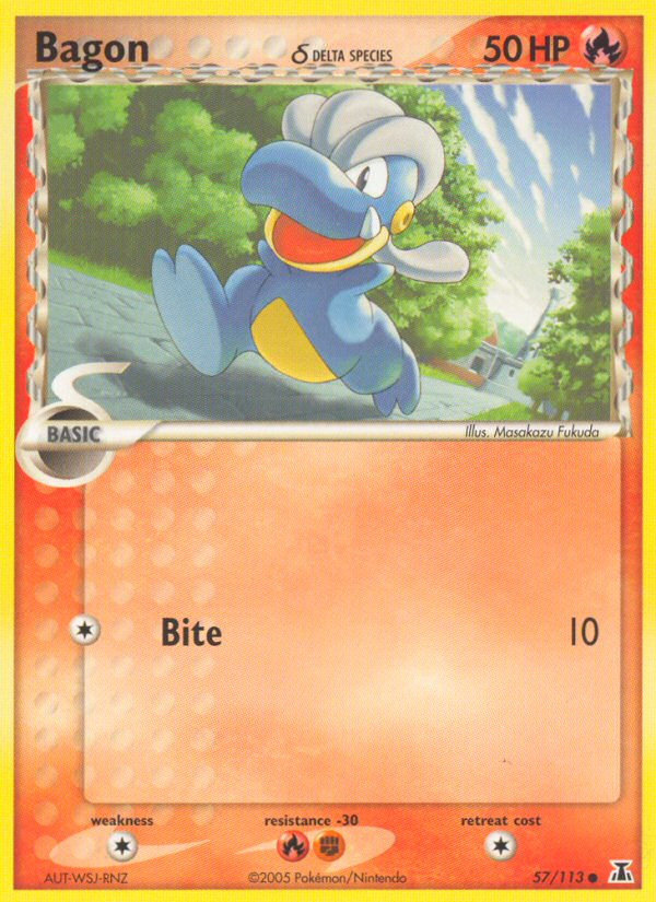 Bagon (57/113) (Delta Species) [EX: Delta Species] - Card Brawlers | Quebec | Canada | Yu-Gi-Oh!