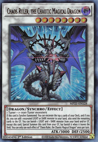 Chaos Ruler, the Chaotic Magical Dragon [MP21-EN128] Ultra Rare - Card Brawlers | Quebec | Canada | Yu-Gi-Oh!