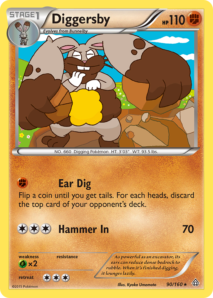 Diggersby (90/160) [XY: Primal Clash] - Card Brawlers | Quebec | Canada | Yu-Gi-Oh!