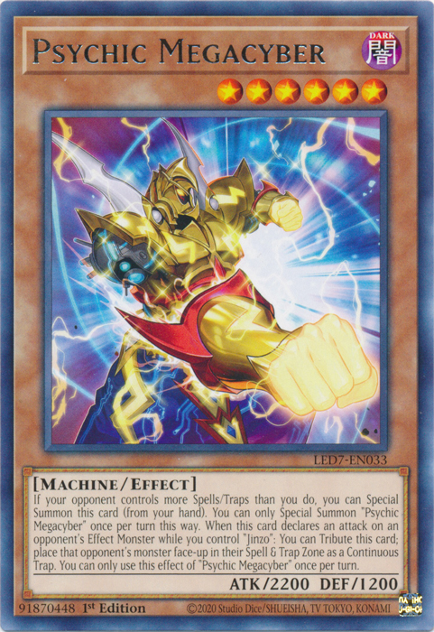 Psychic Megacyber [LED7-EN033] Rare - Card Brawlers | Quebec | Canada | Yu-Gi-Oh!