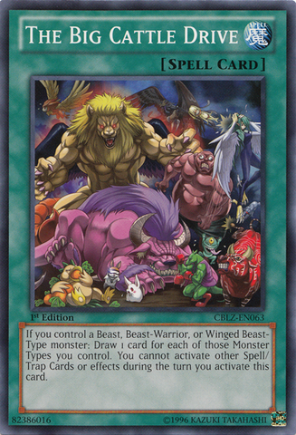 The Big Cattle Drive [CBLZ-EN063] Common - Card Brawlers | Quebec | Canada | Yu-Gi-Oh!