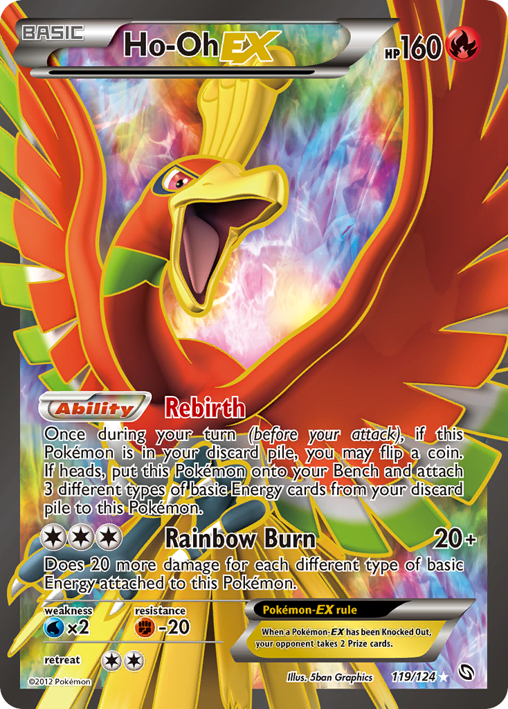 Ho-Oh EX (119/124) [Black & White: Dragons Exalted] - Card Brawlers | Quebec | Canada | Yu-Gi-Oh!