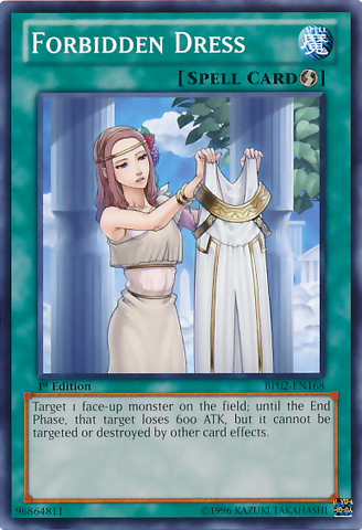 Forbidden Dress [BP02-EN168] Common - Card Brawlers | Quebec | Canada | Yu-Gi-Oh!